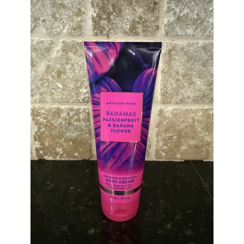 Bath & Body Works BAHAMAS Passionfruit Banana Flower Ultimate Body Cream 8 oz